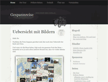 Tablet Screenshot of gespannreise.regina-vetter.ch